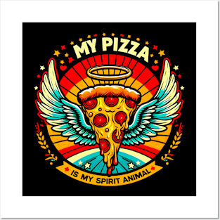 My Pizza Is my Spirit funny pizza lover Posters and Art